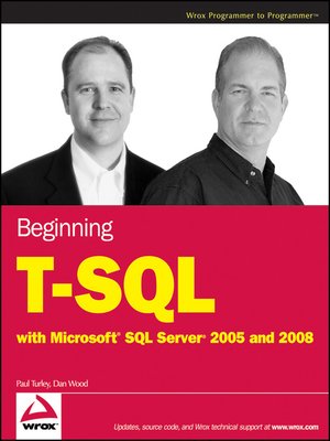 cover image of Beginning T-SQL with Microsoft SQL Server 2005 and 2008